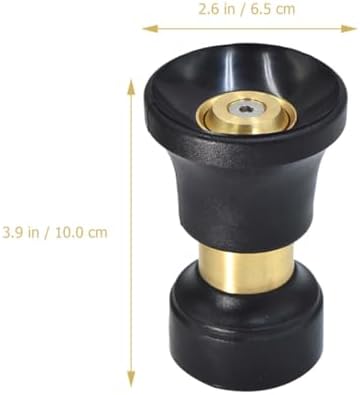 Fire Style Hose Nozzle Adjustable 40lmin Black Garden Sprayer - Image 2