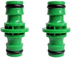 Gardening Irrigation Dripper 50 Pieces of 1/2 Inch Garden Plastic Quick Coupling Homemade Water Pipe 2-Way Hose Repair Joint Garden Irrigation Hose Fittings (Diameter : 1/2'') by Unknown