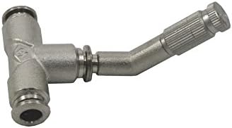 5 Pack- 1/4" 45-Degree Tee Mist Nozzle Complete -For High Pressure Misting by Unknown