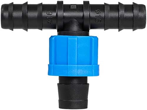 RK161617 Tee, 16 mm Barb x 5/8" Tape (Pack of 50) by Unknown