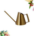 400ml Stainless Steel Watering Can for Indoor Plants, Golden - Image 6