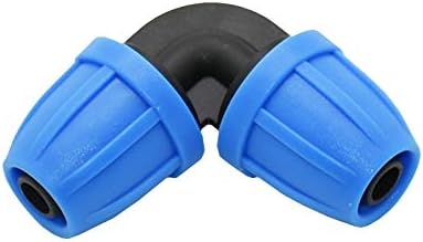 20pcs 3/8" Garden Hose Connector Knee Drip Irrigation Pipe Fitting Lock Nut 8/11 Elbow Barb 90 Degrees Hose Repair Adapter - Image 5