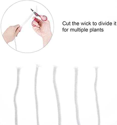 Self Watering Capillary Wick Cord Vacation Plant Sitter, for DIY Self-Watering Planter Pot Automatic Water Wicking Hydroponic 20m - Image 4