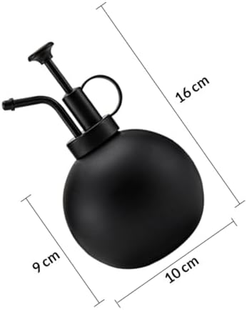 Watering Can Spray Bottle Black Stainless Steel Xmas 500ml for Plants - Image 2