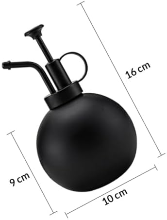 304 Stainless Steel Watering Can and Gardening Spray Bottle 500ml Black for Indoor and Outdoor Plant Care, Household Gardening Tool with Creative Spray Kettle Design - Image 2