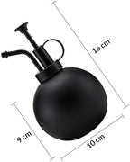 Xmas 500ml Black Stainless Steel Watering Pot for Plants Flowers - Image 2