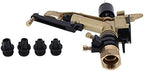 Impact Sprinkler, 360 Degree Rotating Adjustable Angle DN25 Female Thread Agricultural Irrigation Sprinkler with 4 Nozzles Set for Lawn Garden Farm Irrigation - Image 2