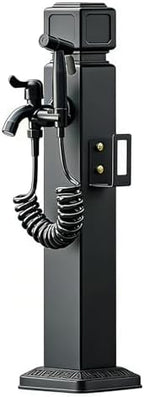 Freestanding Garden Water Column with Outdoor Hose Stand Stainless Steel Vertical Garden Water Column Double Outlet Faucet Suitable for Irrigation and Car Washing 60cm with Spray Gun by Unknown