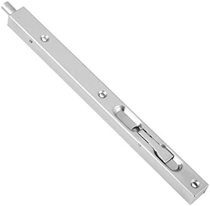 Lock Bolts, Door Security Slide Latch Lock, Heavy Duty Steel Sliding Door Lock - 304 Stainless Steel Flush Latch Bolt Slide Lock, Home Gate Door Security Guard, Door Bolt Lock(10in) - Image 6
