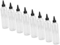 VICASKY 8pcs Oz Pet Squeeze Bottle with Measurement Markings by VICASKY