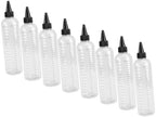 VICASKY 8pcs Oz Pet Squeeze Bottle with Measurement Markings by VICASKY