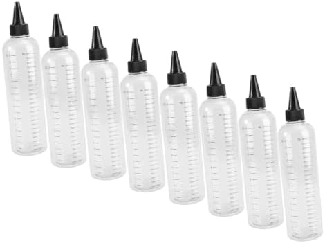 VICASKY 8pcs Oz Pet Squeeze Bottle with Measurement Markings by VICASKY