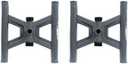 Quality Valve & Sprinkler Plastic Sled Base Sprinkler Stands, Flow-Through Design, 1/2 in. Female Threads, Gray, Above-Ground Sprinkler Support, 2 Pack by FactoryHardwareStore