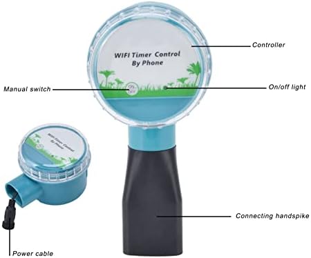 Automatic Smart Irrigation Controller, Hose Timer, Remote Mobile Phone Water Timer for Garden Watering System, Sprinkler and Drip Irrigation, IP67 - Image 6