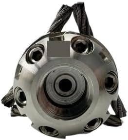 High Pressure Rotary Sewer Jetter Nozzle Kit - 40L Customized Stainless Steel Chain Root Cutter with 3 Side and 6 Rear Nozzles for Efficient Pipe Cleaning(Model 1 1I2 90L) - Image 4