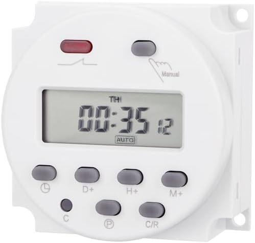 Timer Switch, DC/AC 24V 16Amp, Programmable Timer Time Relay Switch - Image 6
