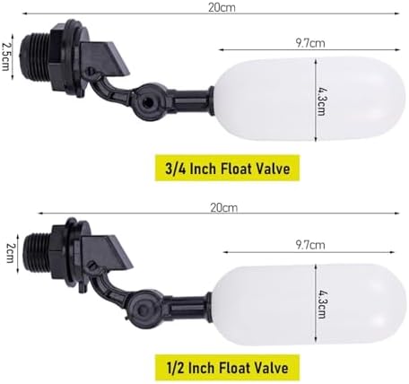 Plastic Water Float Ball Valve Shut Off 1/2 3/4 Inch Automatic Tank Aquarium Humidifier Control(DN15) - Image 3