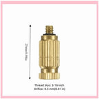 20Pcs Brass Misting Nozzles 3/16 Inch Thread - Image 7