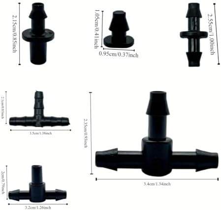 15M+156pcs Quick-Connect Drip Irrigation Kit with Adjustable Nozzles, Valves，Garden Watering System for Plants Vegetable Garden, Saving Water Automatic Irrigation Equipment for Raised Bed (1set) - Image 4