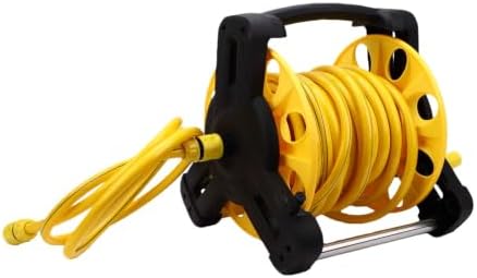 Water Hose Reel Cart 10m Rust Proof Automatic Storage - Image 3