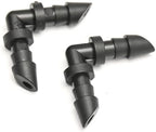 1/4" PVC Hose Barb Coupling Connector Automatic Drip Irrigation Connectors Garden Watering System Water Pipe(50pcs) by Unknown