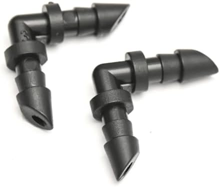 1/4" PVC Hose Barb Coupling Connector Automatic Drip Irrigation Connectors Garden Watering System Water Pipe(50pcs) by Unknown