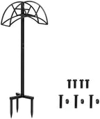 Garden Hose Hanger, In-Ground Outdoor Hose Holder Stand - Image 3