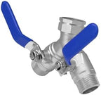beduan Hose Splitter 2 Way Y Garden Water Ball Shut Off Valve 3/4 GHT 2PCS - Image 2