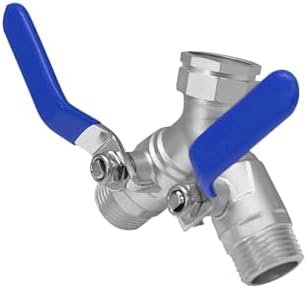 beduan Hose Splitter 2 Way Y Garden Water Ball Shut Off Valve 3/4 GHT 2PCS - Image 2
