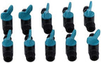 Tnfeeon 50PCS 1/2in Male Thread Barbed Ball Valve for 25mm Irrigation Pipe, Accessories for 25mm Irrigation Pipe, Shut Off Switch for Garden Drip System, Manual Water Control for - Image 3