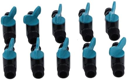 Tnfeeon 50PCS 1/2in Male Thread Barbed Ball Valve for 25mm Irrigation Pipe, Accessories for 25mm Irrigation Pipe, Shut Off Switch for Garden Drip System, Manual Water Control for - Image 3