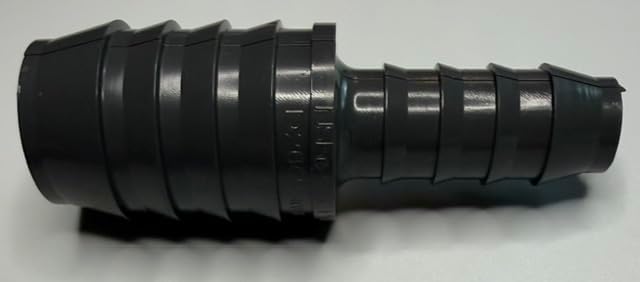 Eight Pack - 1 x 1/2 Insert Reducer Coupling Poly PVC Fitting Used for Waterlines, Plumbing Repair, and Irrigation - 1 Insert x 1/2 Insert Reducing Coupling - Image 6