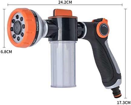 Foam Water Gun Hose Nozzle Car Wash Cleaning Tools Garden Lawn Watering Irrigation Sprinkler Spray Gun Garden Supplies(P03) - Image 2