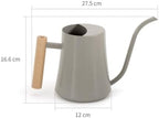 Generic Watering Gooseneck Plant Watering Pot with Wooden Handle and Precision Pouring Neck Semi Enclosed Lid for Suitable for Indoor Plants Balcony Gardens Office desks Small - Image 5