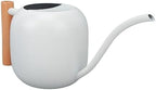 Small Watering Can Watering Pot Jug Stainless Steel Long Spout Rustproof 1200ML Capacity for Indoor Outdoor Plants Garden Home (White) - Image 3