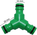 Hose Connector Adapter Y-shaped Garden Irrigation Type Three-way Diverter 3/4" External Thread, 1/2 Inch Hose Connector, With 1 Set Of 4mm / 8mm Hose Connector (Color : Type 1) - Image 3