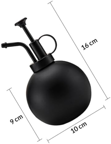 Stainless Steel Spraying Bottle Watering Can 500ml Black for Bonsai - Image 2