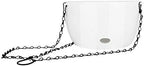 Sungmor Self Watering Hanging Planter for Indoor Plants, 9.4" & 11.2" 2-PACK Large White Plastic Hanging Basket, Garden Flower Pots with Hanging & Standing Design, Thickened Sturdy Drainage Plant Pots - Image 4