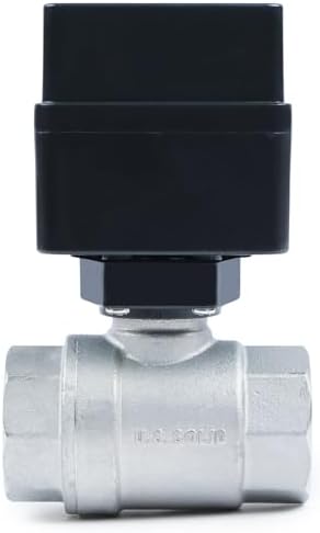 U.S. Solid Motorized Ball Valve- 3/4" Stainless Steel Ball Valve with Full Port, 9-36V AC/DC, 2 Wire Auto Return Setup, Normally Closed (N/C) - Image 4