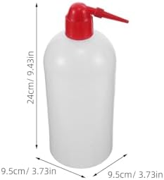 Luxshiny Plastic Wash Bottle 1000ml 6 Pack Narrow Mouth Refillable - Image 2