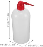 Luxshiny Plastic Wash Bottle 1000ml 6 Pack Narrow Mouth Refillable - Image 2