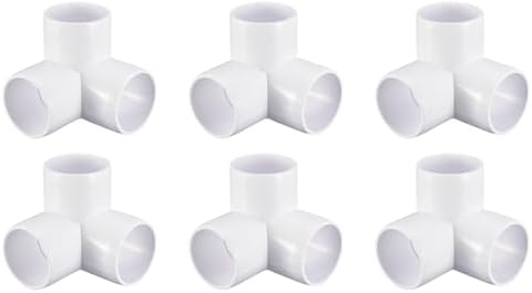 Tool Parts and Accessories 6Pack 3 Way PVC Fittings 1-1/2 Inch PVC Pipe Fitting Connectors (#CN-140824-00132) by Unknown