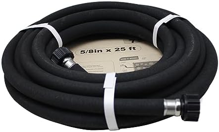 Taisia 5/8" Soaker Hose 25 ft Round Rubber Garden Soaker Hoses, Heavy Duty Drip Hose for Watering Irrigation, Water Seeper Soaker Hoses for Garden, Lawn and Plants - Image 5