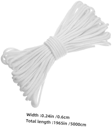 FRCOLOR Self-Watering Cotton Wicking Rope for Indoor and Outdoor Potted Plants, 6mm Diameter 50m Length, DIY Hydroponic and Soil Plant Irrigation Accessory - Image 2
