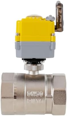 Smart electric valve 1 1/2 inch ball valve Tuya APP smart wifi water valve, 24V electric actuator AC110V-230V power adapter and automatic return setting. Smart timing water valve DN40MM - Image 6