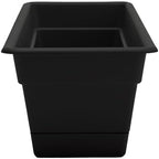 Bloem Dura Cotta 18" Plastic Window Box Planter with Saucer, Black, 3-Pack - Image 6