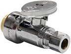 10Pcs EFIELD Straight Stop Valve,1/2"Push x3/8"Compression(PF-VALVE021-10) - Image 2
