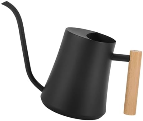 Watering Can Large Capacity with Long Spout, Retro Stainless Steel by HYTROVE