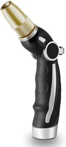 RESTMO Garden Hose Nozzle, Heavy Duty Water Hose Sprayer Nozzle, Silver by Restmo