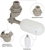 4 Pcs Water Float 1/2" Automatic Shut Off Valve Quick Connector Tank Overfill Stop - Image 2